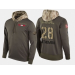 Nike Dallas Stars 28 Stephen Johns Olive Salute To Service Pullover Hoodie