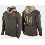 Nike Arizona Coyotes 44 Kevin Connauton Olive Salute To Service Pullover Hoodie