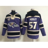 Baltimore Ravens #57 C.J. Mosley 2014 Purple Hoodie