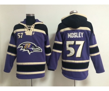 Baltimore Ravens #57 C.J. Mosley 2014 Purple Hoodie