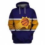 Suns Purple All Stitched Hooded Sweatshirt