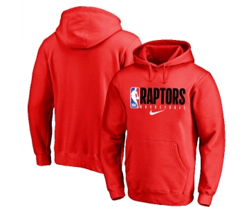 Toronto Raptors Nike Spotlight Practice Performance Pullover Hoodie Red