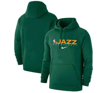 Utah Jazz Nike Spotlight Practice Performance Pullover Hoodie Green