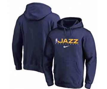 Utah Jazz Nike Spotlight Practice Performance Pullover Hoodie Navy