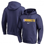 Denver Nuggets Nike Spotlight Practice Performance Pullover Hoodie Navy