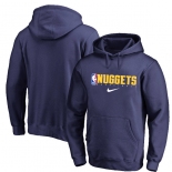 Denver Nuggets Nike Spotlight Practice Performance Pullover Hoodie Navy