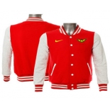 Men's Atlanta Hawks Red Stitched NBA Jacket