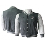 Men's Brooklyn Nets Gray Stitched NBA Jacket