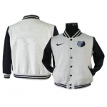 Men's Memphis Grizzlies Gray Stitched NBA Jacket