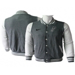 Men's San Antonio Spurs Gray Stitched NBA Jacket