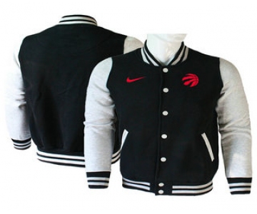 Men's Toronto Raptors Black Stitched NBA Jacket