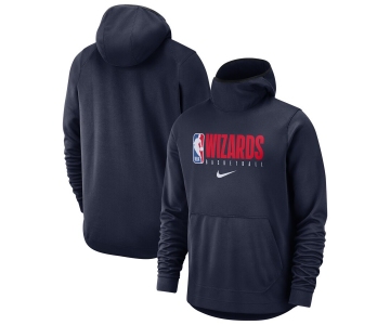 Washington Wizards Nike Spotlight Practice Performance Pullover Hoodie Navy