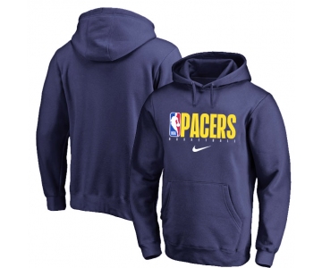 Indiana Pacers Nike Spotlight Practice Performance Pullover Hoodie Navy