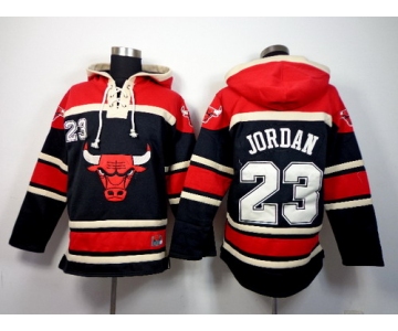 Chicago Bulls #23 Michael Jordan Black Hoodie