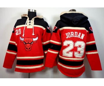 Chicago Bulls #23 Michael Jordan Red Hoodie