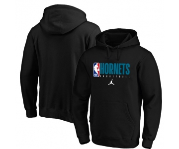 Charlotte Hornets Nike Spotlight Practice Performance Pullover Hoodie Black