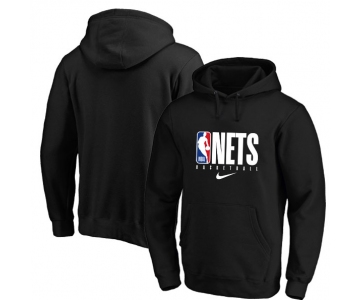 Brooklyn Nets Nike Spotlight Practice Performance Pullover Hoodie Black