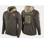 Nike Ottawa Senators 10 Tom Pyatt Olive Salute To Service Pullover Hoodie