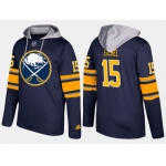 Adidas Buffalo Sabres 15 Jack Eichel Name And Number Blue Hoodie