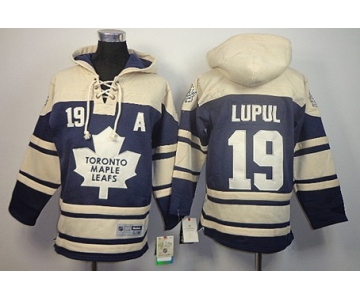 Old Time Hockey Toronto Maple Leafs #19 Joffrey Lupul Navy Blue Kids Hoodie