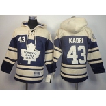 Old Time Hockey Toronto Maple Leafs #43 Nazem Kadri Navy Blue Kids Hoodie