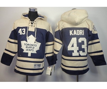 Old Time Hockey Toronto Maple Leafs #43 Nazem Kadri Navy Blue Kids Hoodie