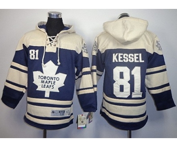 Old Time Hockey Toronto Maple Leafs #81 Phil Kessel Navy Blue Kids Hoodie