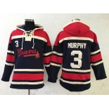 Men's Atlanta Braves #3 Dale Murphy Retired Navy Blue Stitched MLB Baseball Hoodie