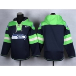 Nike Seattle Seahawks Blank 2014 Navy Blue Hoodie