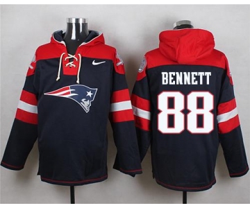 Nike Patriots #88 Martellus Bennett Navy Blue Player Pullover NFL Hoodie