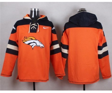 Men's Denver Broncos Blank Orange Team Color 2014 NFL Nike Hoodie