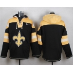 Men's New Orleans Saints Blank Black Team Color 2014 NFL Nike Hoodie