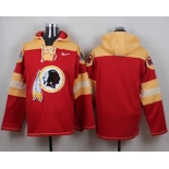 Men's Washington Redskins Blank Red Team Color 2014 NFL Nike Hoodie