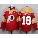 Nike Redskins #18 Josh Doctson Burgundy Red Player Pullover NFL Hoodie