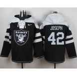 Nike Raiders #42 Karl Joseph Black Player Pullover NFL Hoodie