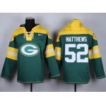 Nike Green Bay Packers #52 Clay Matthews 2014 Green Hoodie