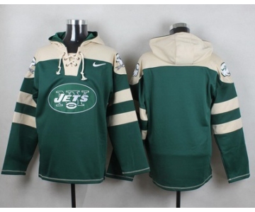 Men's New York Jets Blank Green Team Color 2014 NFL Nike Hoodie