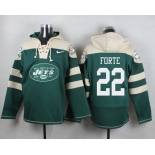 Nike Jets #22 Matt Forte Green Player Pullover NFL Hoodie