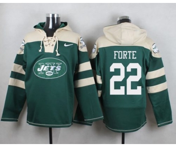 Nike Jets #22 Matt Forte Green Player Pullover NFL Hoodie