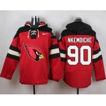 Nike Cardinals #90 Robert Nkemdiche Red Player Pullover NFL Hoodie