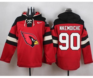 Nike Cardinals #90 Robert Nkemdiche Red Player Pullover NFL Hoodie