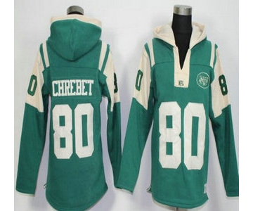 Men's New York Jets #80 Wayne Chrebet Green Team Color 2015 NFL Hoodie