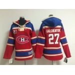 Old Time Hockey Montreal Canadiens #27 Alex Galchenyuk Red Kids Hoodie