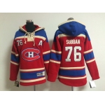 Old Time Hockey Montreal Canadiens #76 P.K. Subban Red Kids Hoodie