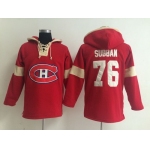 2014 Old Time Hockey Montreal Canadiens #76 P.K. Subban Red Hoodie