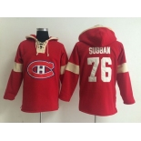 2014 Old Time Hockey Montreal Canadiens #76 P.K. Subban Red Hoodie