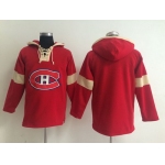 2014 Old Time Hockey Montreal Canadiens Blank Red Hoodie