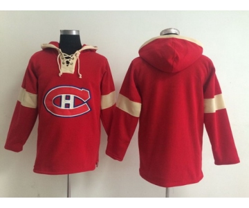 2014 Old Time Hockey Montreal Canadiens Blank Red Hoodie