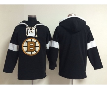 2014 Old Time Hockey Boston Bruins Blank Black Hoodie