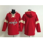 2014 Old Time Hockey Washington Capitals Blank Red Hoodie